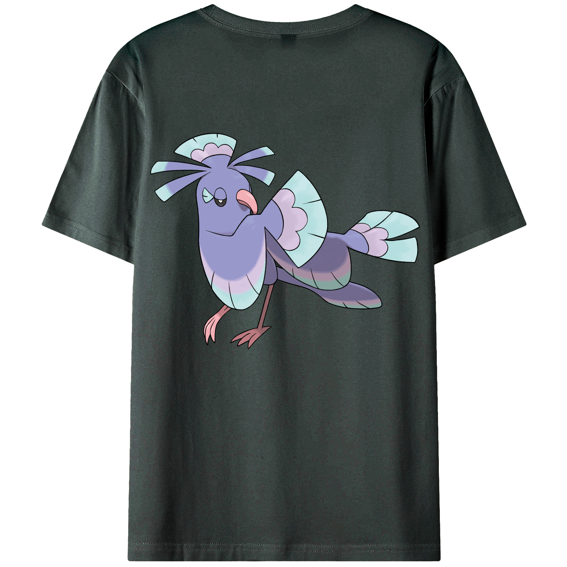 （画像用） ポケットモンスター Pokémon 綿100％ メンズ半袖Tシャツ（バックプリント） 通気性